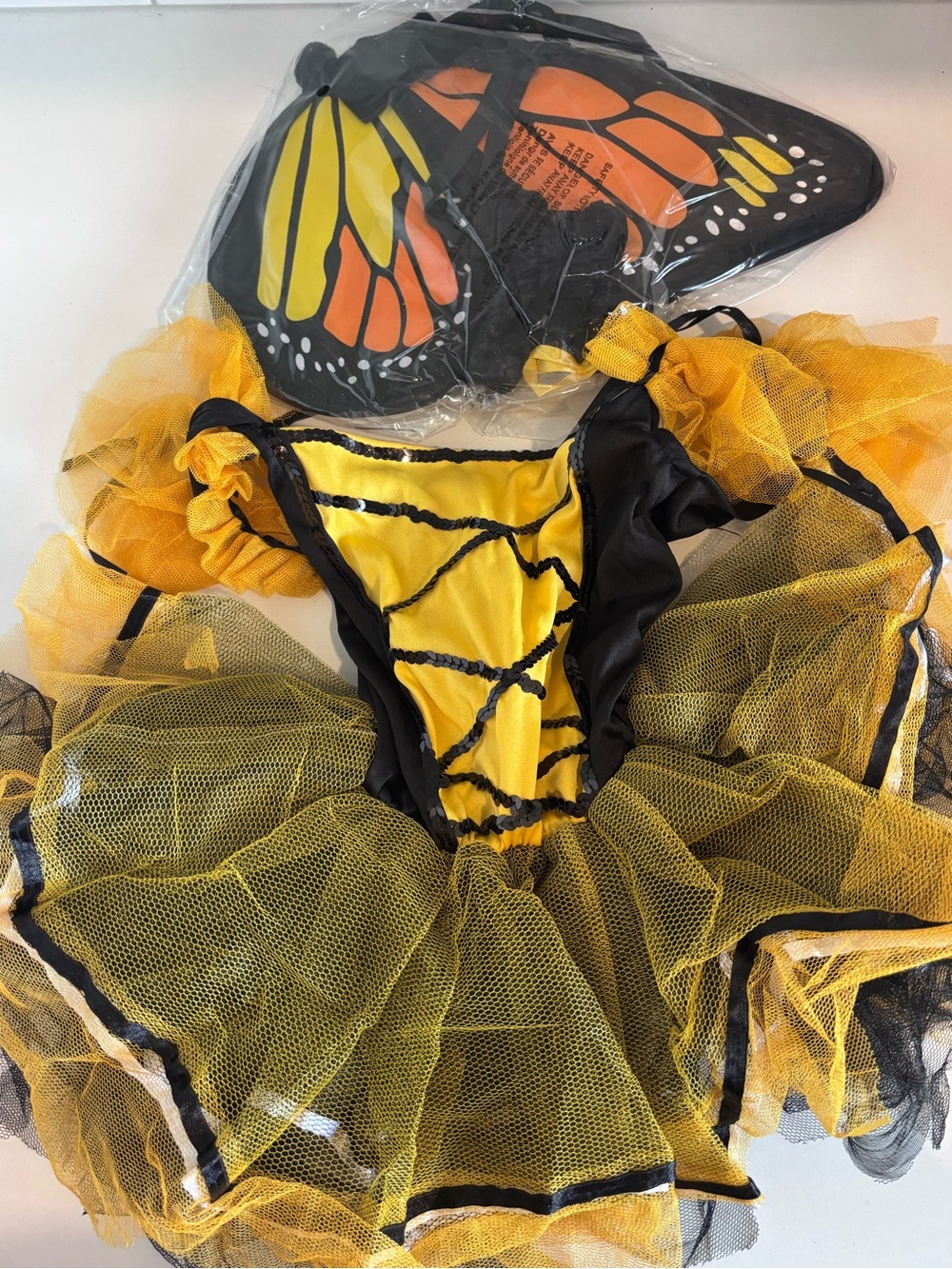 Toddler Butterfly Costume size 4-6 T